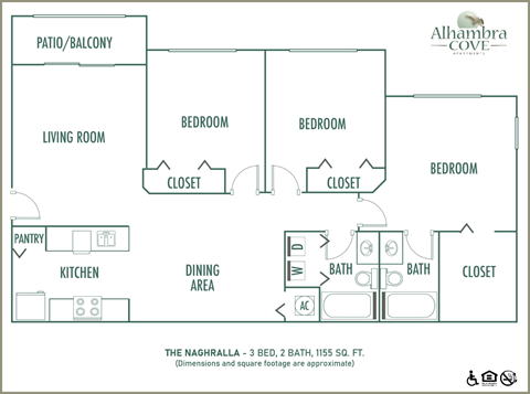 3 BED 3 BATH - THE NAGHRALLA - ALHAMBRA COVE